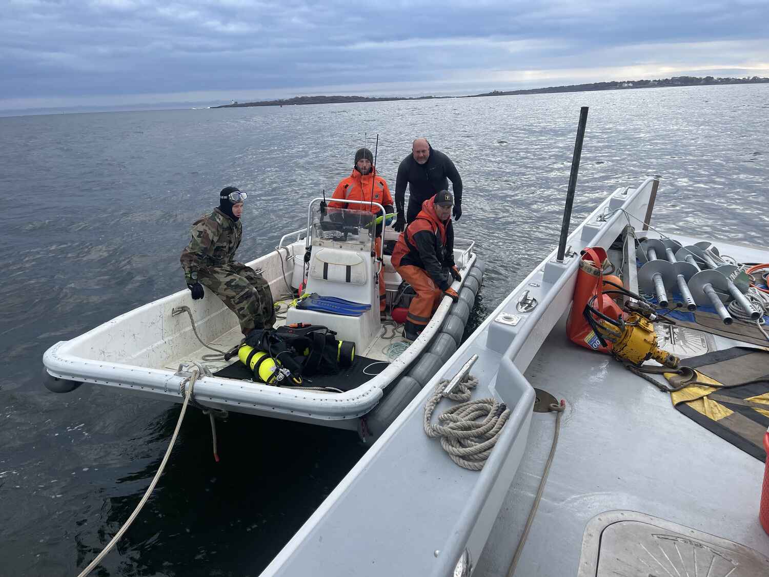 Refloating of the chaulk determination, Marine Salvage